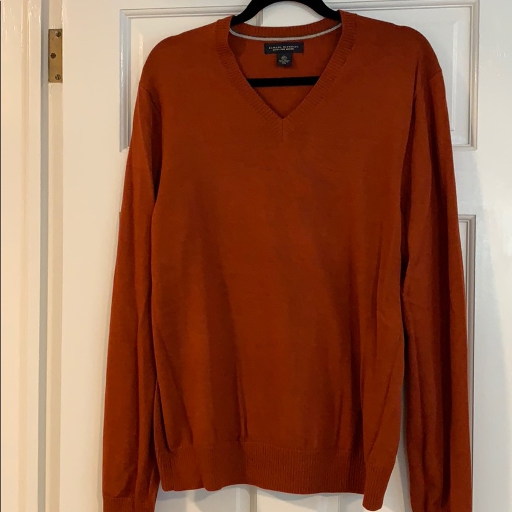 Men’s Large Banana Republic Sweater Orange